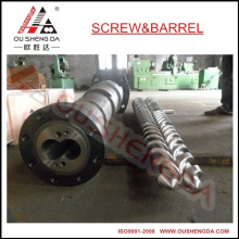 Turkey Mikrosan parallel twin screw barrel for PVC pipe profile masterbatch pelletizing granules  MCV 75/25D, MCV 90/26D